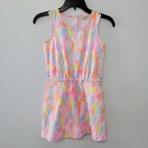 Bass Pro Shops Girls Performance Dress Size S‎ Neon Tie Dye